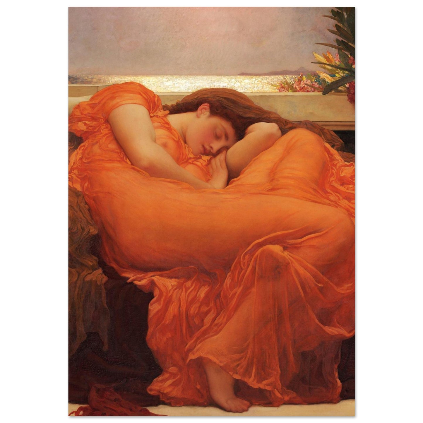 Giugno Fiammeggiante - Frederic Leighton - Poster senza cornice