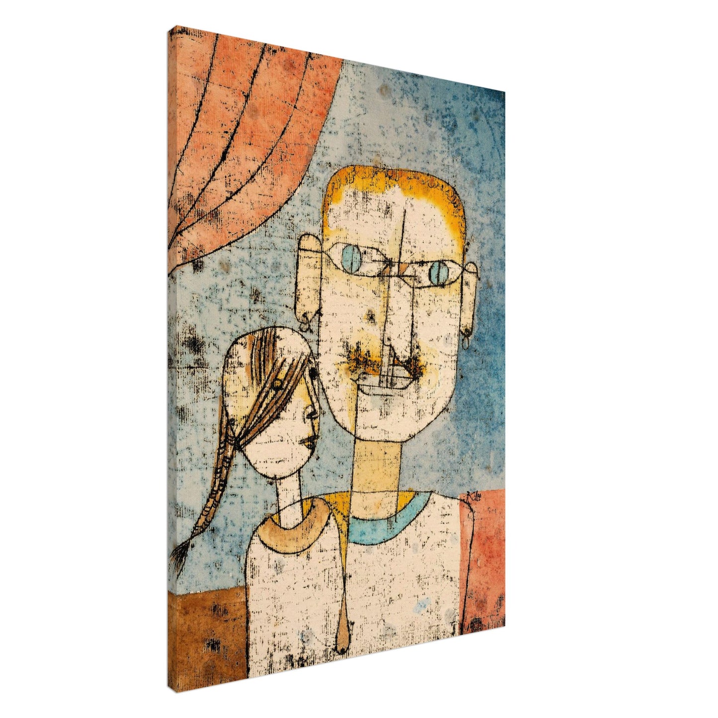 Adamo e Piccola Eva - Paul Klee - Canvas thick