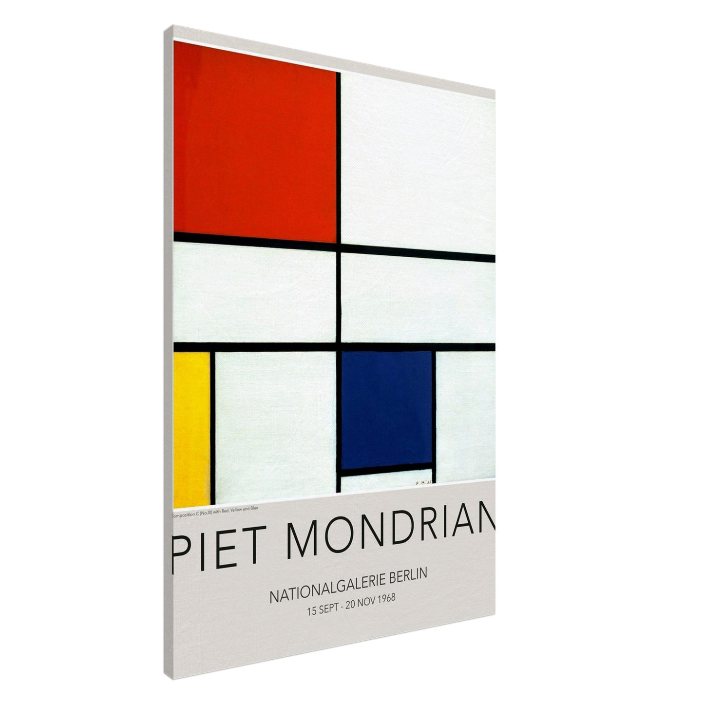 Composizione con Rosso, Blu e Giallo - Piet Mondrian - Canvas thick
