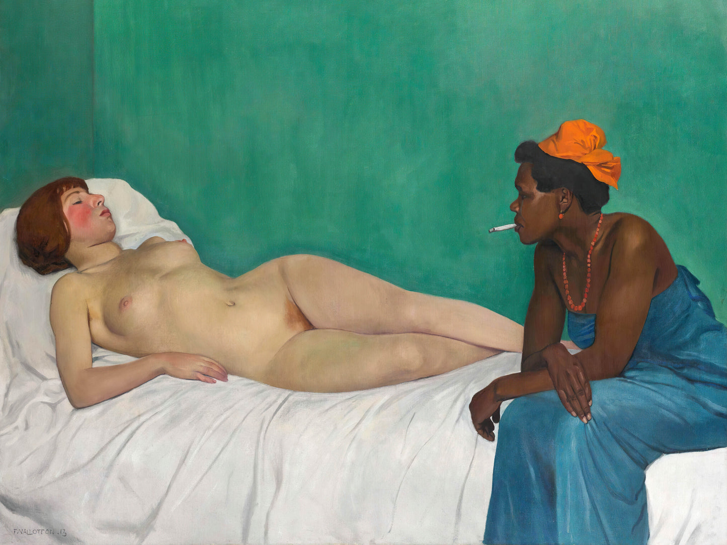 The White and the Black - Félix Vallotton