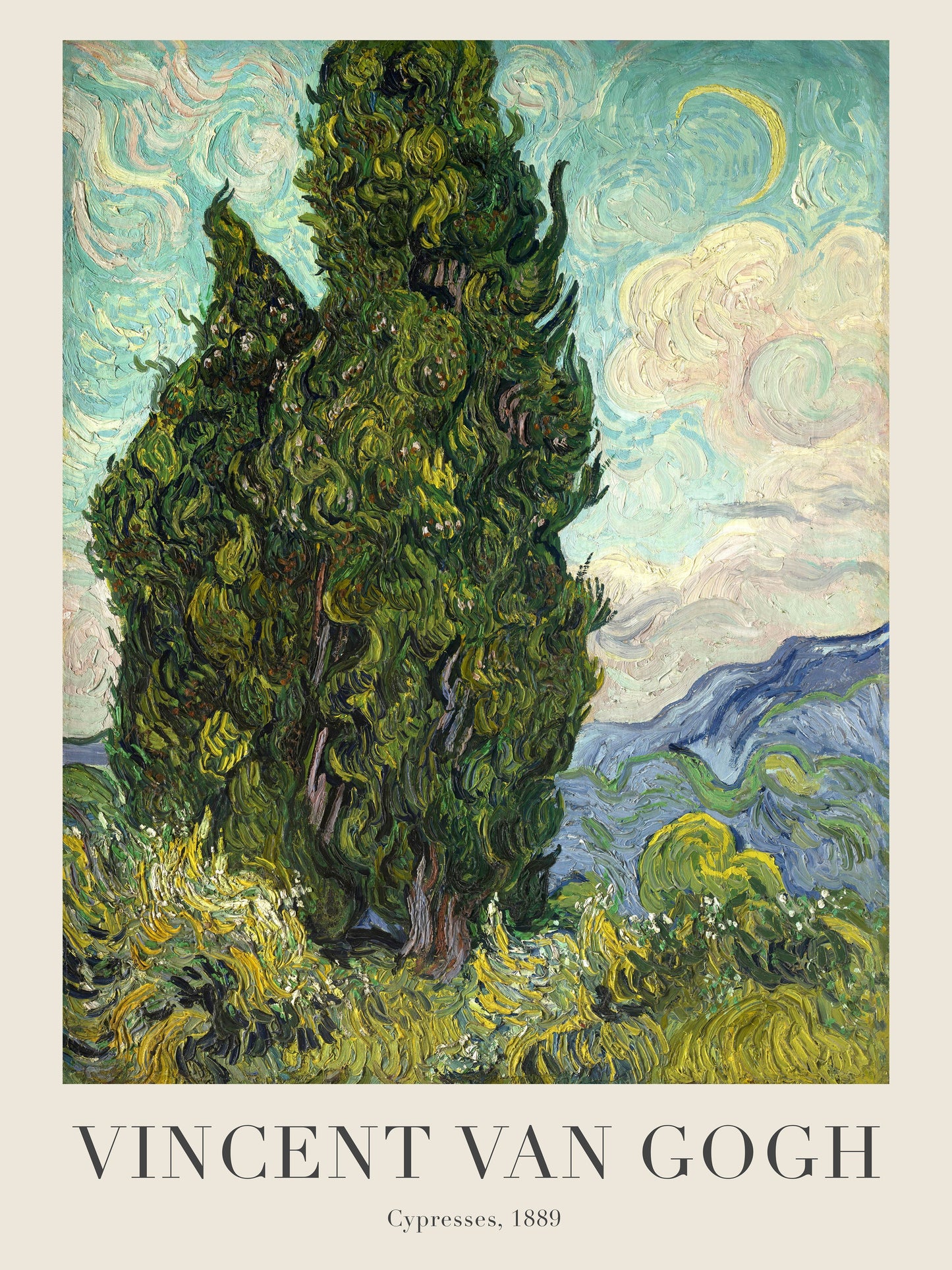 Cypresses - Vincent van Gogh