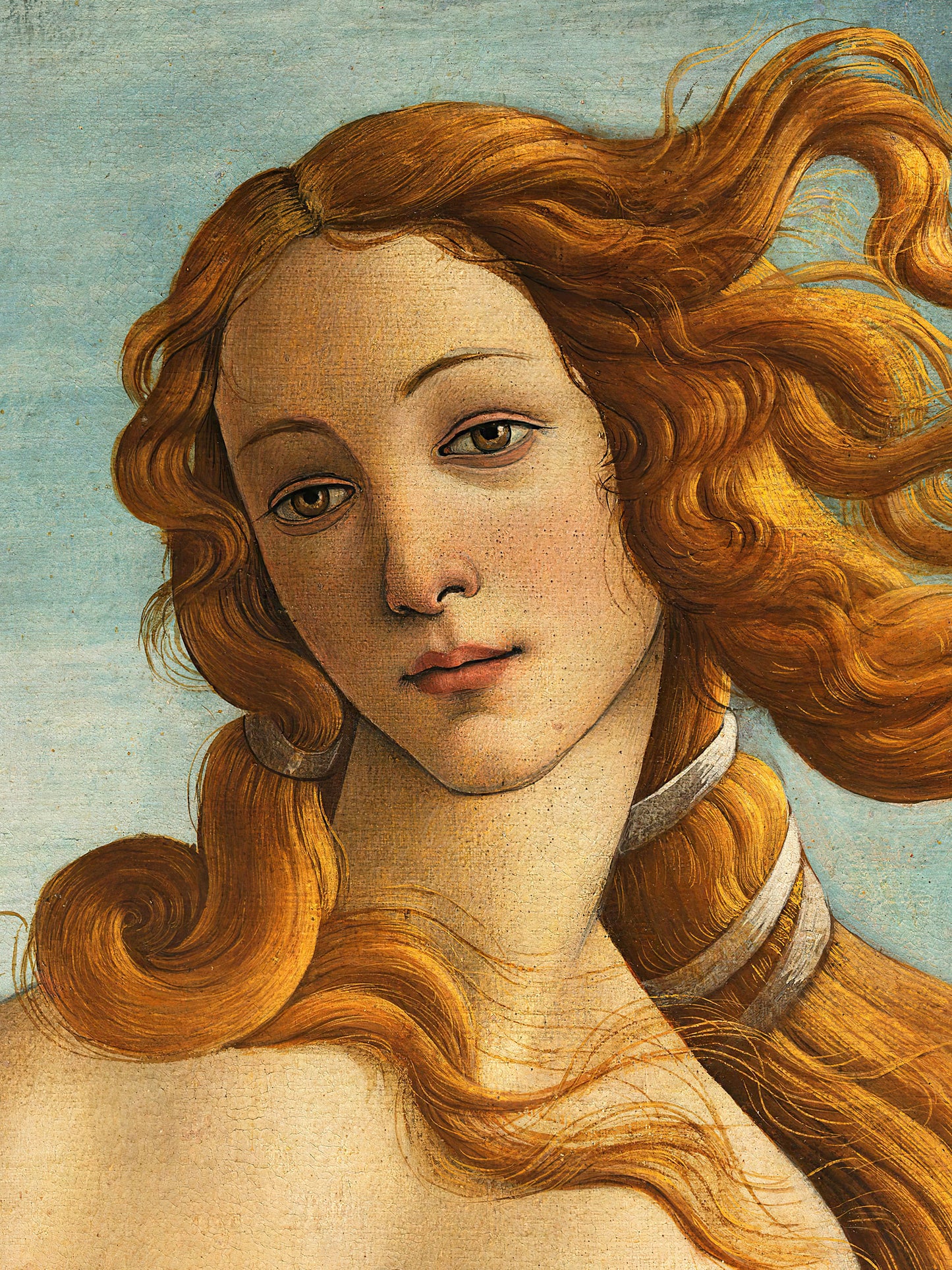 Detail from The Birth of Venus - Sandro Botticelli